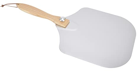 Pizzaschaufel, Edelstahl-Holzgriff, Klappbare Aluminium-Pizzaschaufel-Kombination, Pizza-Scimitar, Pizza-Transfer-Backschaufel
