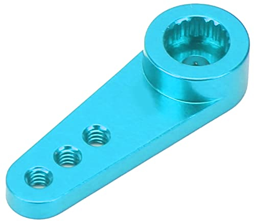21T RC Servo Arm, Kleine CNC-Bearbeitung Aluminiumlegierung 21T Servo Horn Arm Servo Upgrade Teile für MD922 MD933 Servos(Blau)