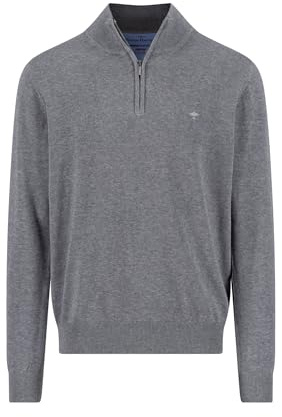 FYNCH-HATTON Troyerpullover aus Reiner Baumwolle