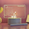 Multifunktional Nachtlicht Kalender Schreibtafel mit Stift, LED Nachrichtentafel Memorandum, Schreibtischlampe Deko Lampe für Kinderzimmer Schlafzimmer (USB+3 Farben)