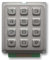 Tastatur, Metall, IP67, 3 x 4, Tastaturschalter, 1 Stück | MCAK304NSSBWPMM