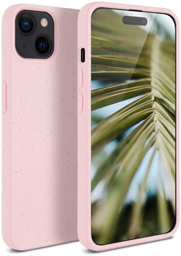 ONEFLOW Sama Sama Case kompatibel mit Apple iPhone 15 – Nachhaltige Handyhülle aus Pflanzenfasern, Hülle biologisch abbaubar ohne Plastik, vegan und umweltfreundlich – Rosa