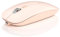 Uiosmuph Q5 Mouse Wireless Ricaricabile,Senza Fili Silenzioso 2,4G Mouse Portatile da Viaggio Ottico con Ricevitore USB per Windows 10/8/7/XP/Vista/PC,Rosa