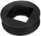 Spares2go Rainwater Downpipe Adaptor 65mm Square / 68mm Round Pipe to 110mm Soil Waste Drain Connector
