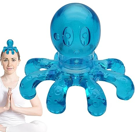 Kopfhautmassagegerät | Tragbares Oktopus-Kopfmassagegerät, tragbares Kopfhautmassagegerät für Haarpflege, Linderung von Kopfschmerzen, Haaren, Körper und Kopf