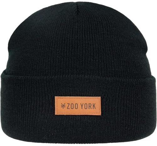 Zoo York Logo Beanie Wintermütze (DE/NL/SE/PL, Alphanumerisch, Einheitsgröße, Black)