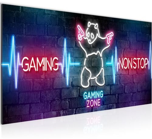 Runa Art Quadri Moderni Gaming 1 Pezzo L'immagine Tela Non Tessuta Soggiorno Corridoio Console Di Gioco Colorato 045012a