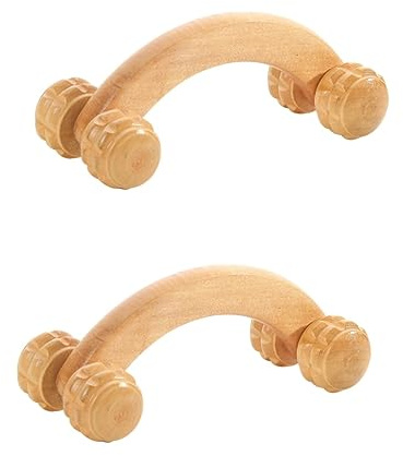 MAGICLULU 2 Stücke Quad Massage Roller Stick Hand Massage Roller Für Stretching Tragbare Muscle Gerät