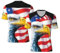 Fußballtrikot mit Jamaika-Flagge, leichte und strapazierfähige Sportbekleidung für Spieltag und Praxis, Fußballtrikot, Sporttrikot, Team-Trikot, athletisches Oberteil, Bald Eagle, S