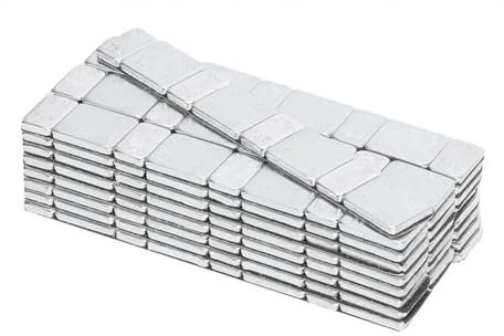 iFutniew 50 Stück 5G/10G Universal Auto LKW Kleber Rad Reifen Auswuchtgewichte Rad Reifen Auswuchtstange Aufkleber Ersatzteile