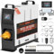 VELPAX Riscaldatore d'Aria Diesel all-in-One 8KW 12V 24V 220V riscaldatore d'aria diesel con silenziatore, LCD e Telecomando Riscaldamento rapido per Camper,Macchine,Camion,Barche,Autobus