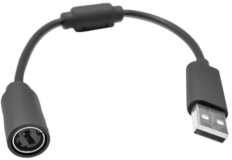 Tiardey Cavo USB Breakaway per Xbox Series X/S/One/360 Adattatore di Ricambio a sgancio rapido per Volante Ferrari Logitech G920 Cavo da Gioco per PC Resistente da 25 cm (Nero)