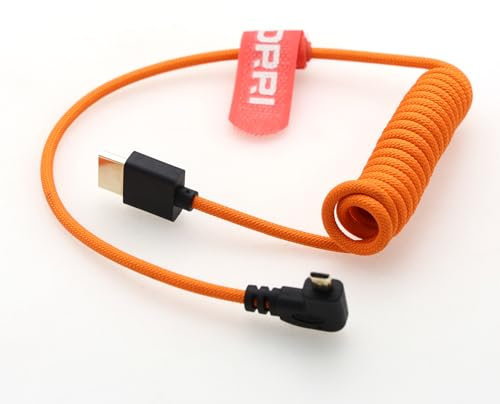 DRRI 8K 60Hz 4K 120Hz Micro HDMI to HDMI Cable for Sony F55 A6600 6700 a7S A7S3 A74 BMPCC4k Camera Canon R5C M6 Mk2 Panasonic G7