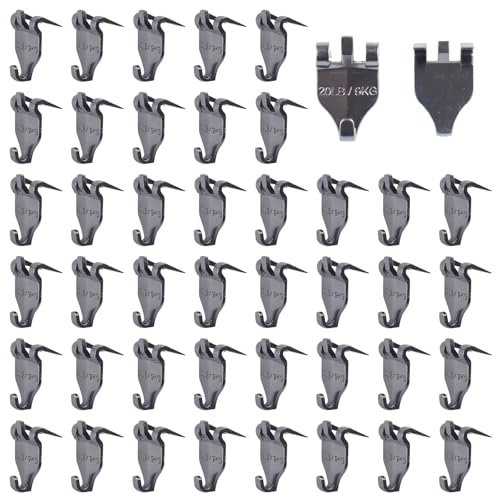INCREWAY 60 ganci per foto senza chiodi, artiglio per cartongesso per cornici per foto, piccoli specchi, opere d'arte