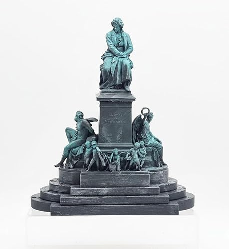 Iberplace 40040 Beethoven Monumento Figura G – Grande pista da giardino ca. 250 mm – Decorazione dettagliata per impianti Spur-G