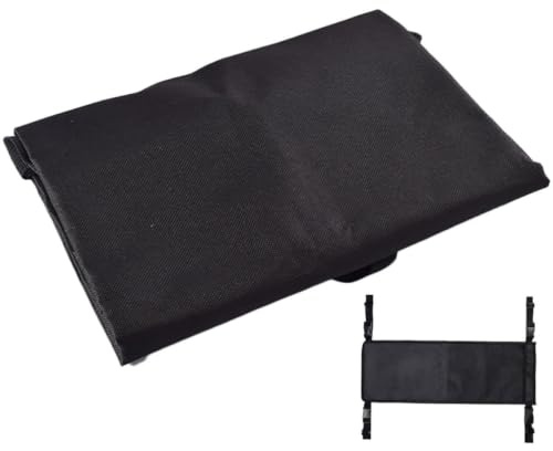 Portable Oxygen Holder Wheelchair Cylinder Bag, Black Oxford Cloth | Mesh Front Pocket, Sturdy Webbing Buckle, Easy Install, for Travel Walker Use, Fits Most Wheelchair
