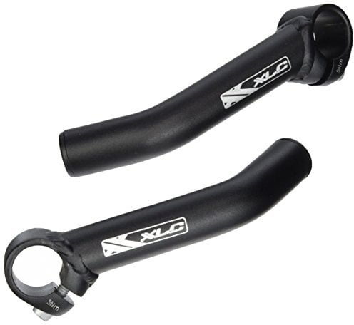 XLC Unisex – Erwachsene Zubehör Bar-Ends gebogen BE-A01, Schwarz, One Size