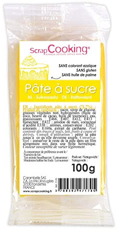 Pasta de azúcar amarilla 100 g