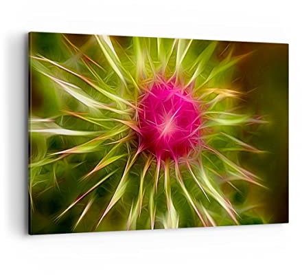 ARTTOR Bilder auf Leinwand 120x80cm Wandbild Blumen - 0329