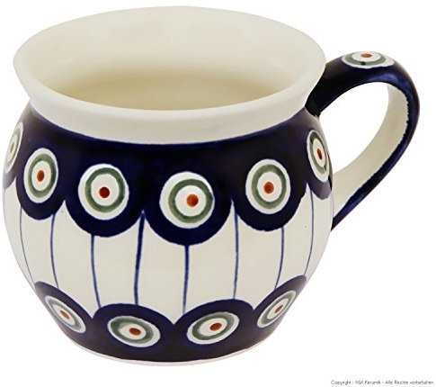 böhmischer Tasse en Bunzlau Motif 8, V = 0.16 L, en
