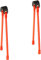 Shappy Slingshot Replacement Band Sets Heavy Pull Slingshot Replacement Rubber Bands Tubular Elastic Rubber Band for Hunting Catapults Outdoor Games(Orange,2 Pieces)