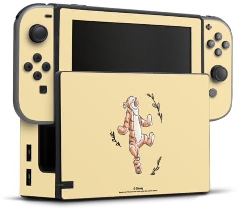 DeinDesign Skin kompatibel mit Nintendo Switch Folie Sticker Winnie Puuh Tigger Tiere Disney