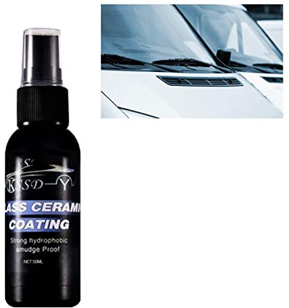 DEWU Auto-Glasspray, wasserdicht, wasserabweisend, Reinigungsspray für Windschutzscheibe, hydrophobe Beschichtung, schützt vor Wasser, Regen, Fil zur Reinigung von Autogläsern