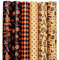 sorkwo Halloween Geschenkpapier Blatt, 6 Blatt Halloween Muster Papier Flach Geschenkpapier Blätter Halloween Geschenkpapier mit 6 Stil für Halloween Geburtstag Party Geschenk