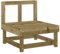 vidaXL Garten Ecksofa, Modular Gartenmöbel, Sofa Lounge Sessel für Garten Terrasse Balkon, Gartensofa Gartensessel, Imprägniertes Kiefernholz