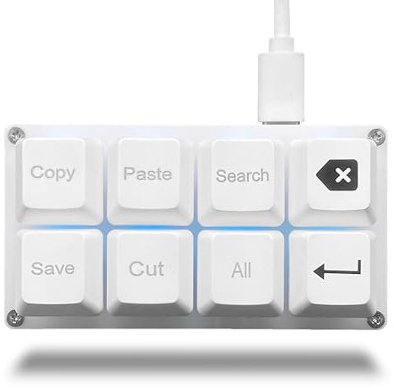 BTXETUEL SayoDevice SayoDevice OSU-Tastatur, programmierbar, mechanische Tastenkombination, Makro-Tastatur zum Arbeiten und Spielen, Kopieren und Einfügen