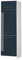 Vicco Kühlumbauschrank Fame-Line, Hochschrank für die Küche, Dunkelblau Hochglanz/Weiß, 60 cm