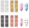 Nail Art Caviar Beads- 4 Boxes 3D Micro Caviar Beads Gold Silver Black Rosegold Gray Tiny Steel Beads Metal Mini Pearls Ball Glitter for Nail Art Decorations DIY Crafts Accessories (1.2mm,1mm,0.8mm)