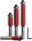 CSOOM 4 Stück Flush Trim Router Bit 8mm Schaft,Ober Kugellager Nutfräser Bit Set,für Holzbearbeitungswerkzeuge Zum Schneiden, Trimmen