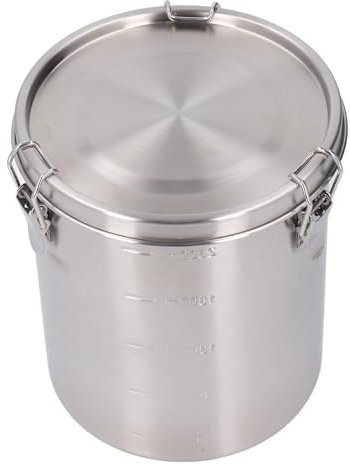 Récipient de Stockage de Nourriture pour Animaux de Compagnie, Boîte Compacte Polyvalente de Récipient de Nourriture de Chien de Chat d'acier Inoxydable pour la Cuisine à la