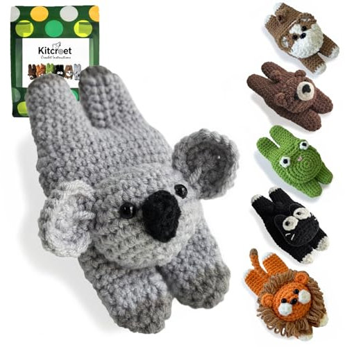 Kitcroet Tiermagnete Häkelsets für Anfänger, Koala