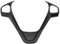 DEMULAX Auto-Lenkradabdeckung mit Paillettenbesatz, Aufkleber, for Ford, for Ecosport 2013–2017, Neu, for Fiesta MK7 2009–2017, Innenzubehör Lenkrad-Dekorationsaufkleber(2hole Carbon Black)