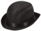 W WIDMANN MILANO Party Fashion 2486E - Melone, Schwarz, Bowler, Hut, Kopfschmuck, Accessoire, Mottoparty, Karneval