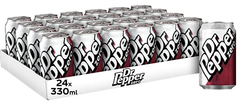 Dr Pepper Can Zero 330 ml (Pack of 24)
