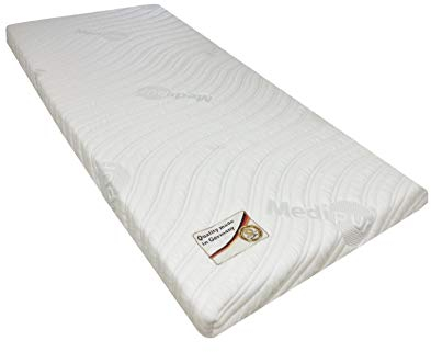 Gelschaum Topper Raumgewicht 65 Kg/m³ - Matratzen Topper - Höhe ca. 10 cm (Kern 8 cm) (140 x 200 cm, Bezug: Luxus Medipur EC)