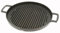 Iwachu Cast Iron Grill and Kalbi Pan, Black