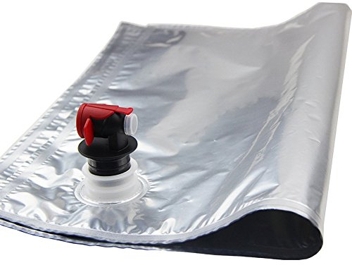 Bolsas para almacenar vino, cerveza y zumos caseros, 5 unidades, 5 L