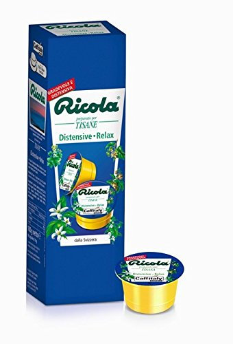80 Capsule Caffitaly System Ricola Tisana Distensive Relax