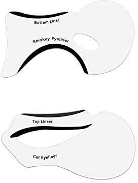 Eyeliner Stencil - Eyeshadow Guide, Smokey Cat, Quick Eye Makeup Tool Set