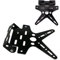 PolarLander Adjustable Motorcycle Black Registration License Plate Holder Bracket Universal