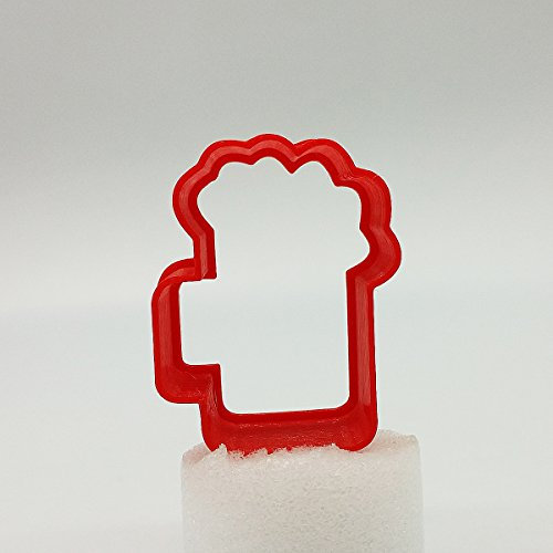 Bier Tasse Ausstecher, 5cm / 8cm / 10cm / 12cm Größe, 25mm tief (8cm)