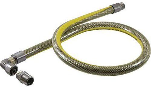 Flexible métallique gaz avec valve (1, M-M 1,5 m)