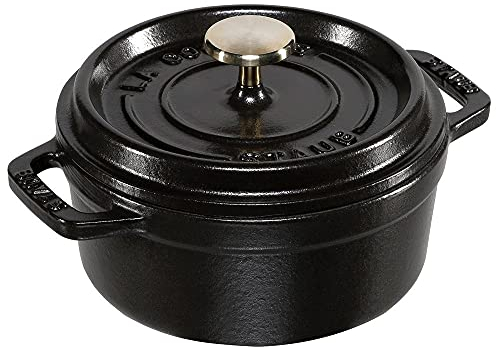 (12cm, Black) - Staub Cocotte Round 12cm Black
