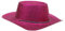 Grand chapeau de cowboy à paillettes Rose
