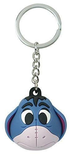 Disney Eeyore Deluxe Icon Ball Key Ring, 3, Multicolor