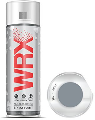 WRX 12 X Spray Paint 400 ml-Grey 306-Ral 7001